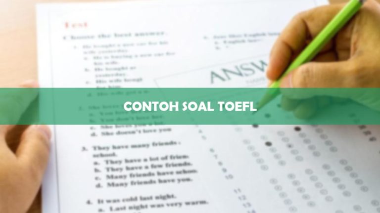 Contoh Soal Toefl Pembahasan Jawabannya Pdf